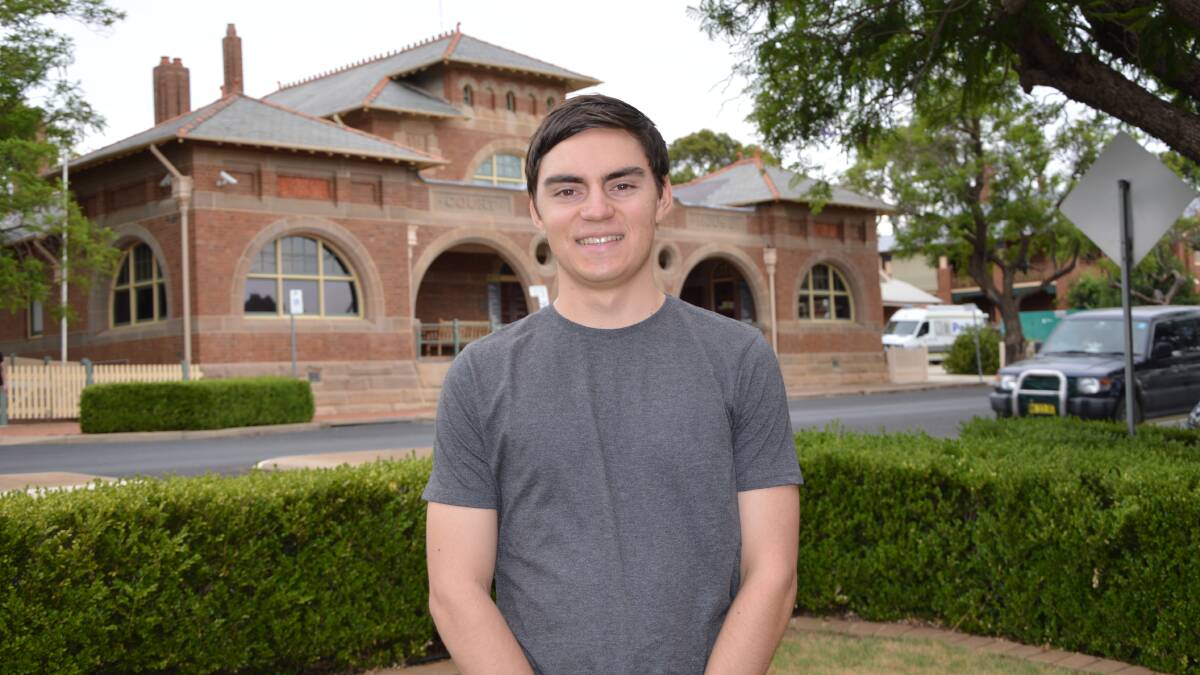 Bogan Gate Boy Charlie Umbers has a bright future after receiving an impressive ATAR of 96.95. Photo by Will Flynn.