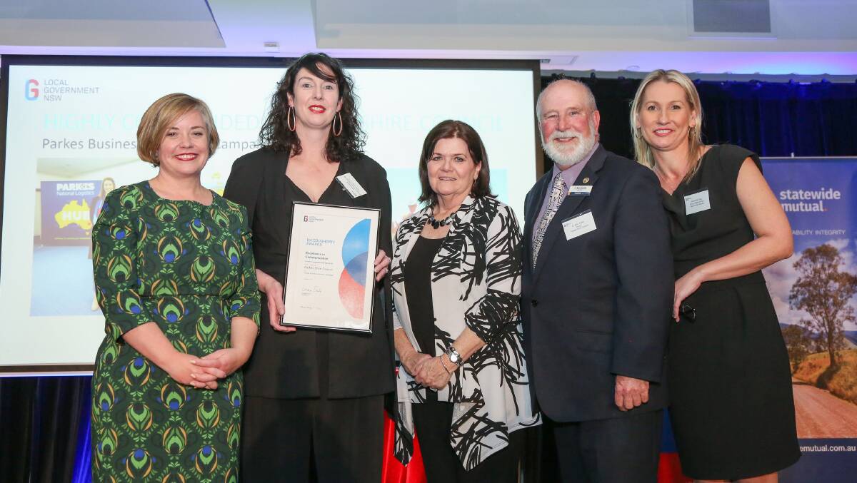 Parkes Shire Council has picked up an award for its communications.