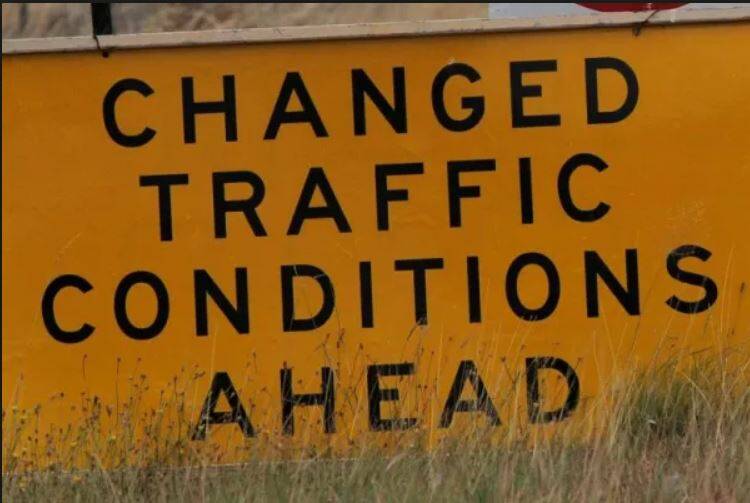 Changed traffic conditions north of Parkes