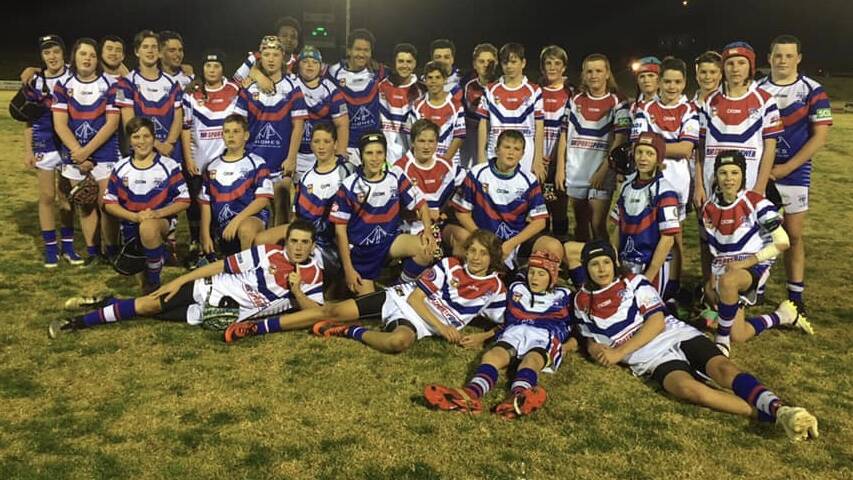 Parkes Sports Power Under 14 Whites play Parkes MP Homes Designs and Development Under 14 Blues last Thursday night at Pioneer Oval under lights. 