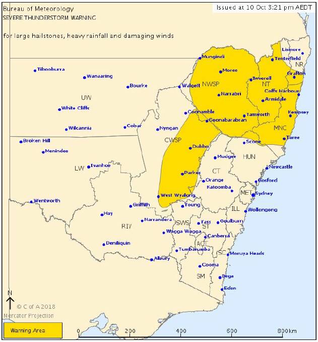 CANCELLED: Severe thunderstorms – heavy rainfall and damaging winds