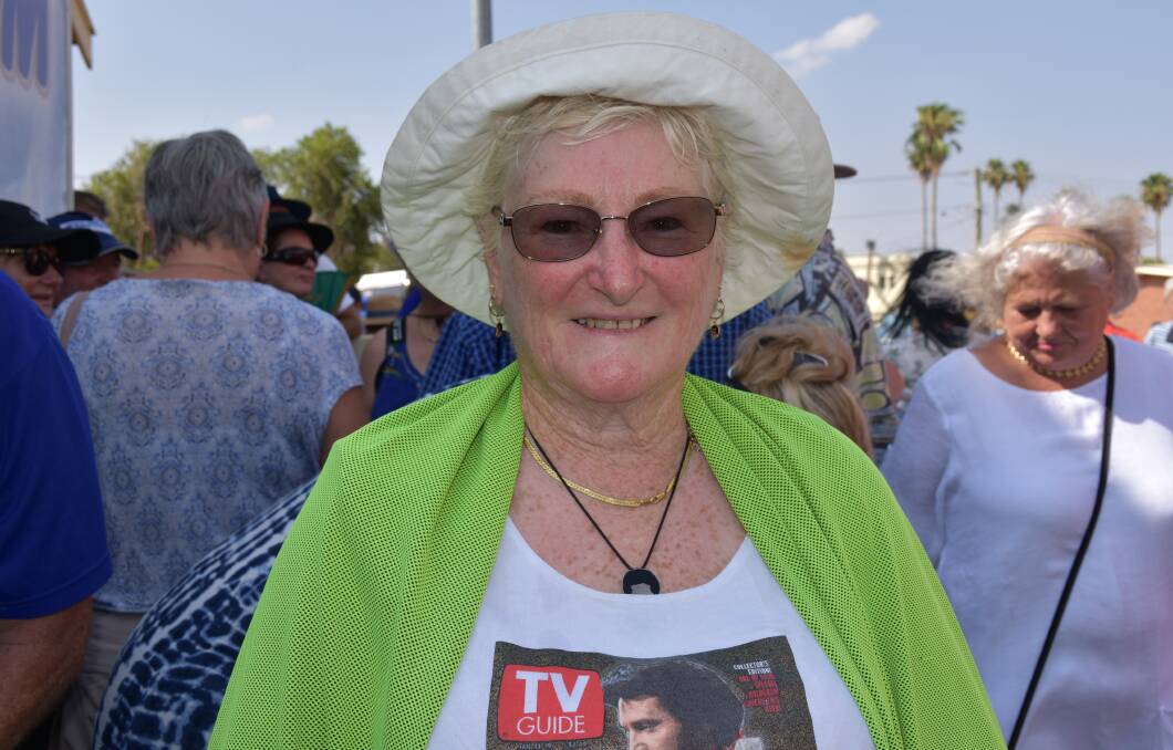 Parkes Elvis Festival's water crier is a woman on a mission