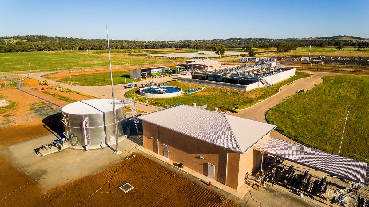 KEY ASSET: The Advanced Water Recycling Facility is a key asset in Parkes' new Recycled Water Scheme. Photo: Supplied. 