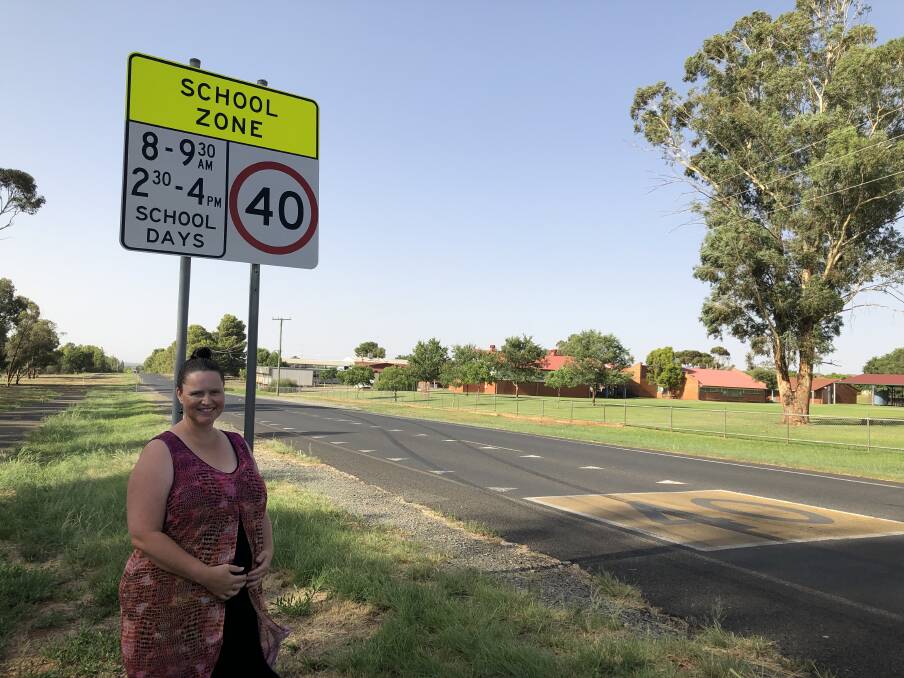 SAFETY FIRST: Melanie Suitor (Road Safety & Injury Prevention Officer Parkes, Forbes & Lachlan Shire Councils) is reminding the community about children's safety in the lead up to the start of a new school year. Photo: Supplied.
