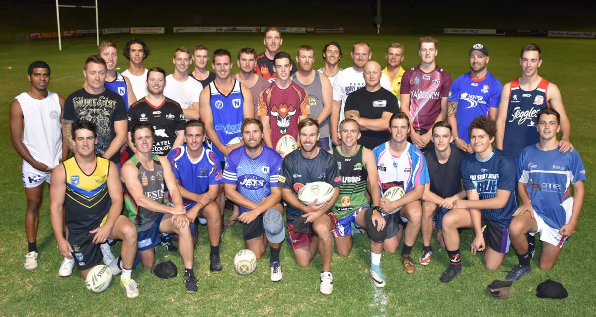 SENIOR SQUAD: Parkes Spacemen senior players have been training for their upcoming season since January 16. Round 1 is at home against Dubbo Macquarie on April 29. 