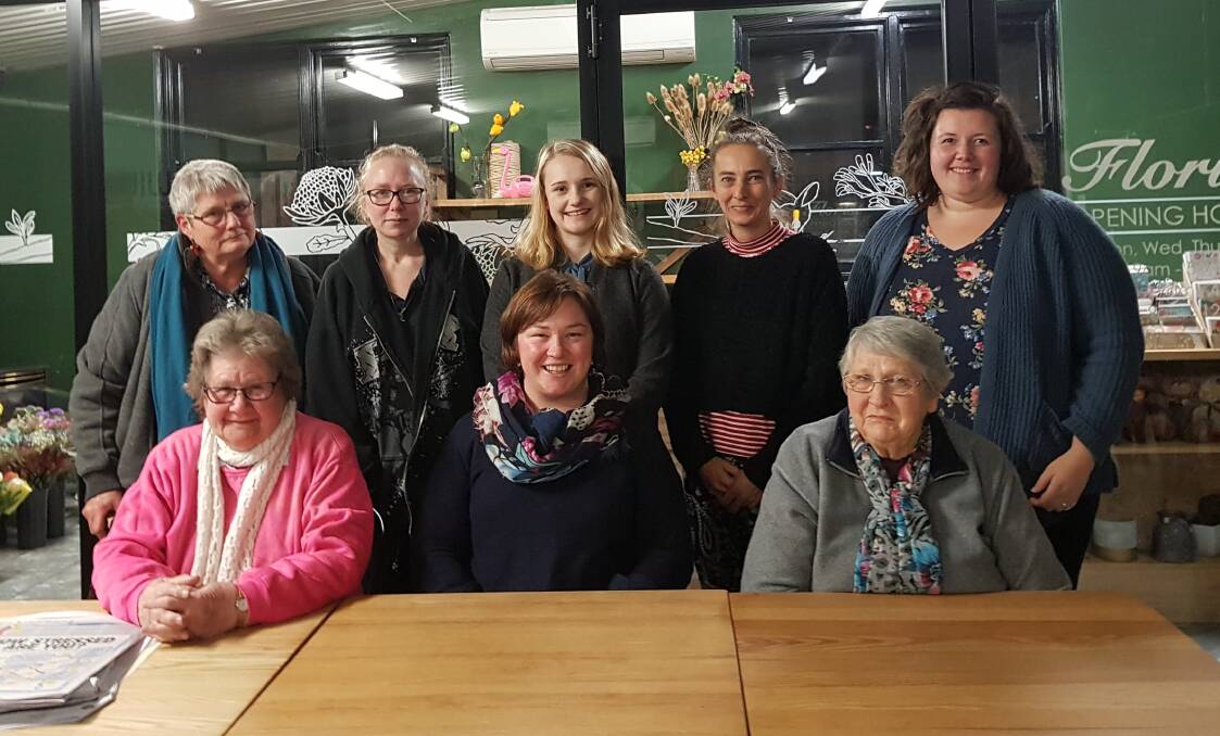 SUPPORT: The Parkes Branch of the CWA are planning a Christmas in July fundraiser to help the state's farmers. Back, from left - Bonnie Absalom, Naiomi Cox, Yvette Quinn, Narelle Pizzaro, Jasmine Cole; front - Coral Barber, Alice Milne, Dororthy McDonald.