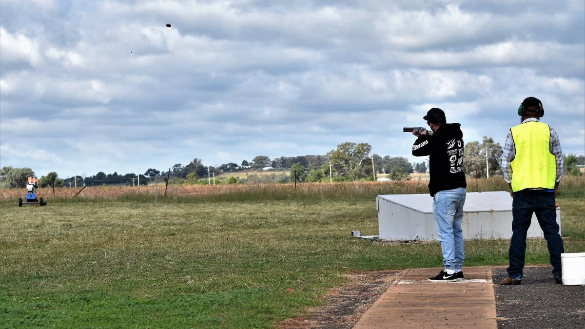 Visitors were given some basic instruction on gun safety and usage, before trying their hand at clay target shooting at the Parkes Gun Club open day held last month. 
