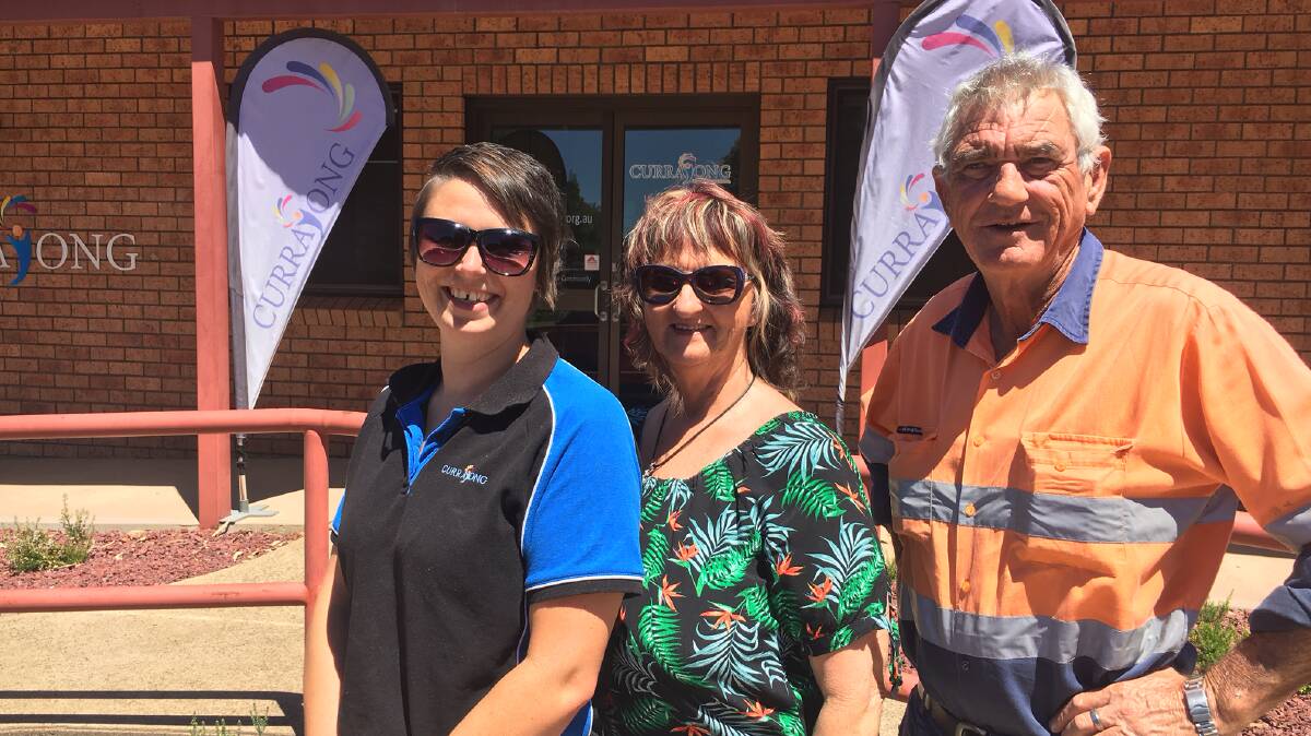 Indigo Kriedemann (CDS), Lillian Thomson (organiser) and Tony Latter (Railway Bowling Club) are looking forward to A Day on the Green on February 3.