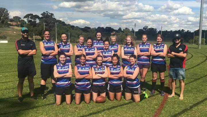 The Parkes Panthers women's AFL team are going from strength to strength in the CWAFL Women's Competition. 