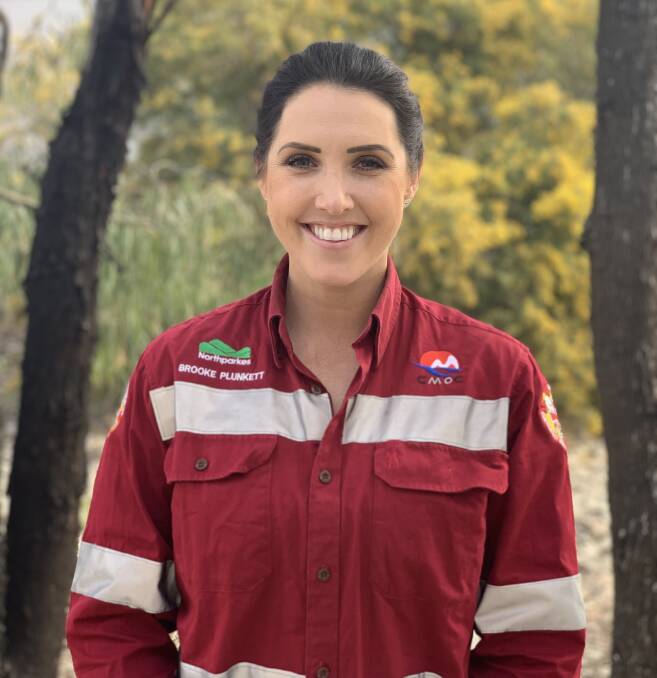 RECOGNISED: Brooke Plunkett has been named as a finalist in the Exceptional Young Woman category of the Rio Tinto Women in Resources National Awards (WIRNA).