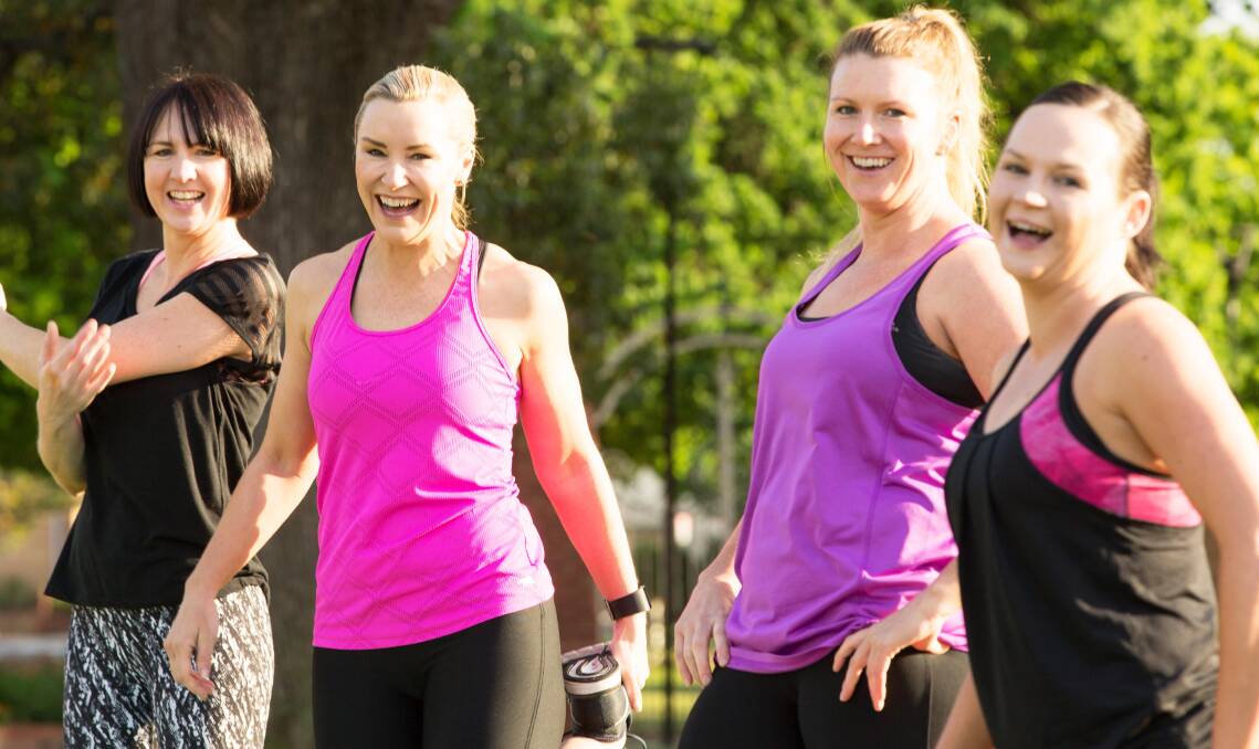 THIS SUNDAY: Enjoy a free group pilates session in Cooke Park on International Women's Day. Photo: Supplied.
