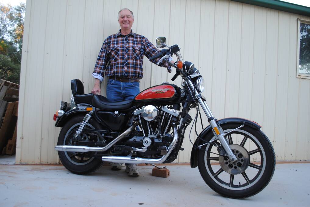 A Beauty: Martin Bell with his 1982 Harley Davidson XLS 1000 Roadster. Bought the bike brand new from the original Harley importers, Burling and Simmons in Sydney in March 1983.