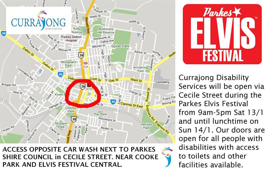 Currajong Disability Services open during Elvis Weekend
