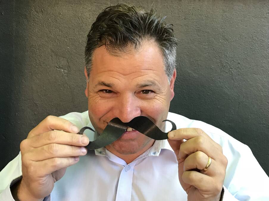 MOVEMBER: Phil Donato is participating in 'Movember' and growing a moustache this month to raise awareness of men's health issues including cancer and suicide.