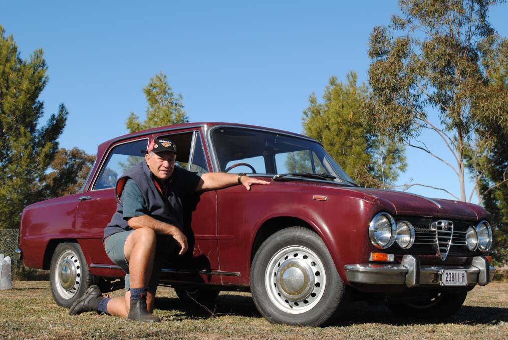 Magnificent Machines: Viv Coady from Forbes owns this original 1970 Alfa Romeo Giulia Super 1600. For more information about the CWCC you can look it up at www.centralwestcarclub.com.