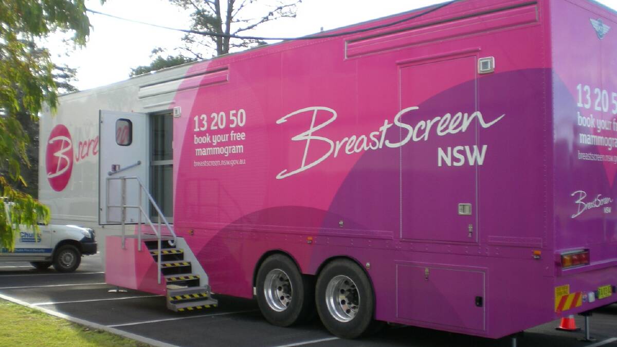 The BreastScreen NSW mobile breast screening unit will be in Parkes until Wednesday, August 2.  