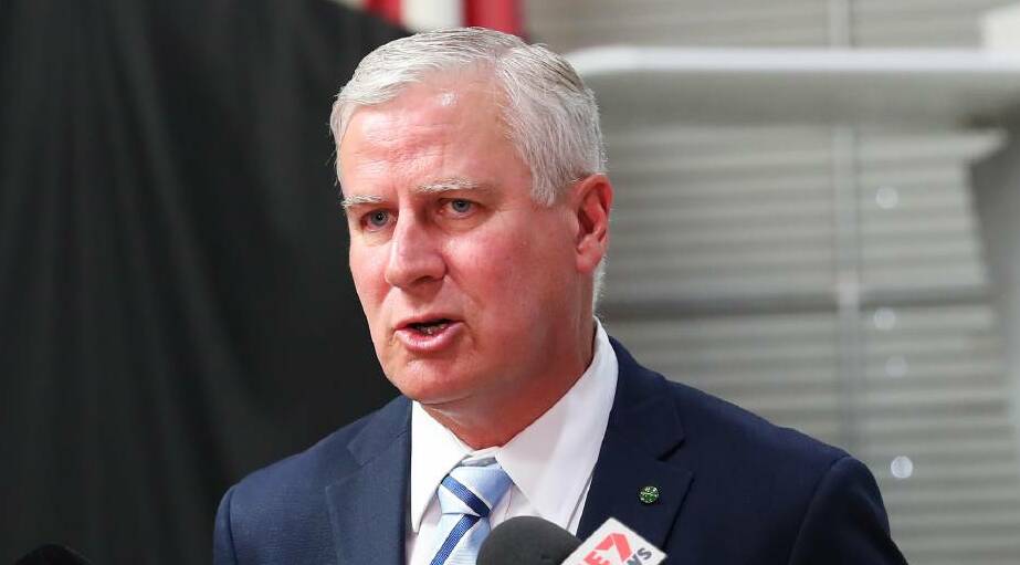 WIN: Riverina MP and Deputy Prime Minister Michael McCormack, who saw off a leadership challenge from Barnaby Joyce on Tuesday morning. 