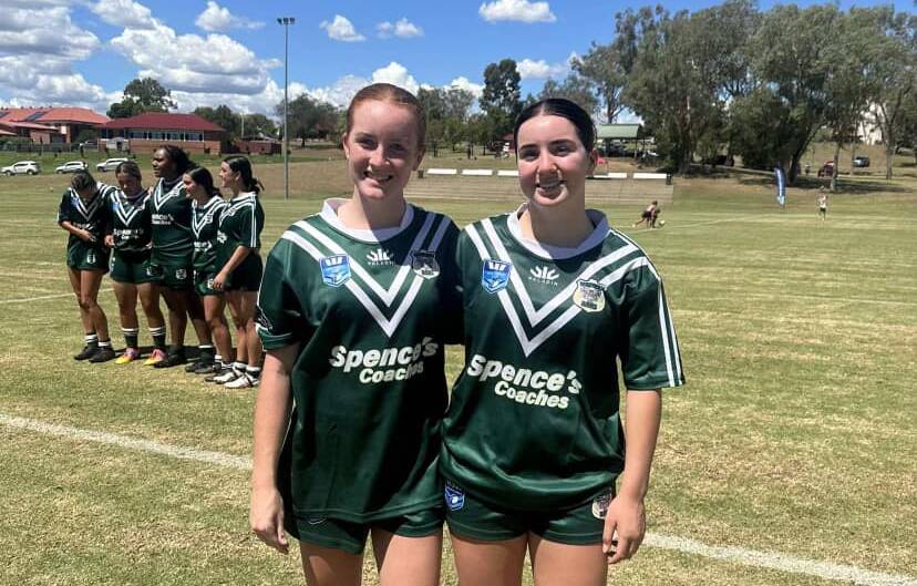 Grace Milne and Grace MacGregor debuted with Western Rams this season and claimed the Lisa Fiaola Cup with the team's grand final win over Northern Tigers. Picture supplied