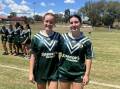 Grace Milne and Grace MacGregor debuted with Western Rams this season and claimed the Lisa Fiaola Cup with the team's grand final win over Northern Tigers. Picture supplied