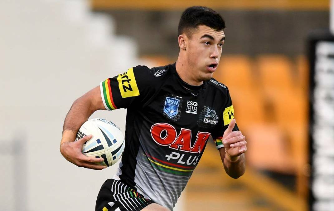 Charlie Staines has played his second game for the Penrith Panthers NRL side.