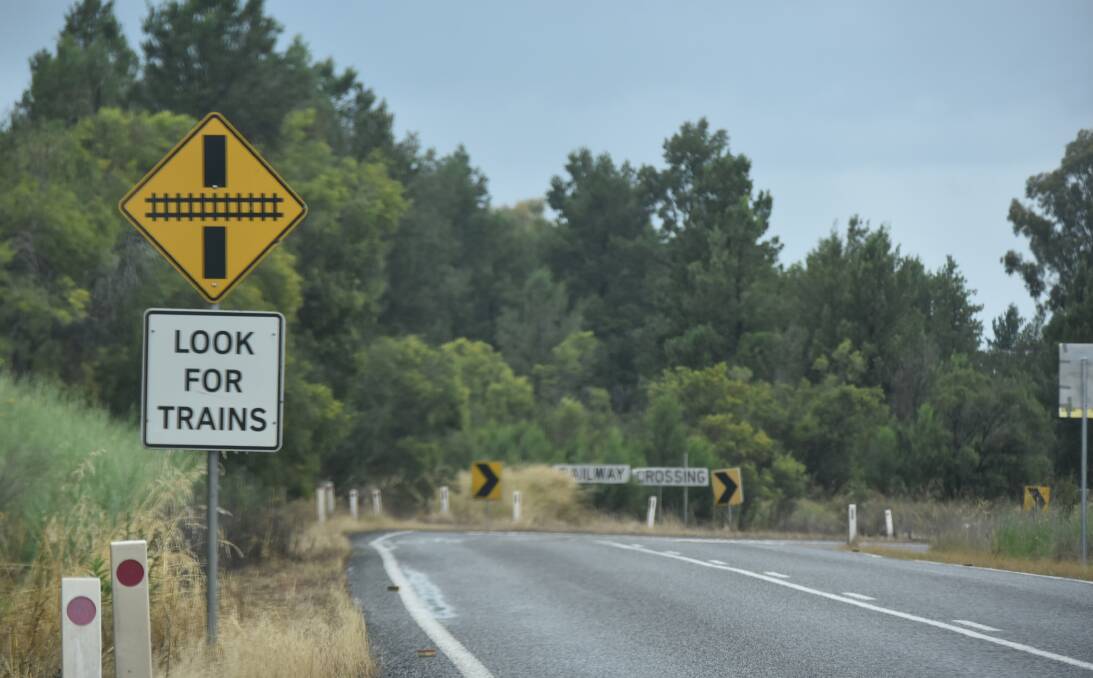 SLOW DOWN: The speed limit will be reduced at the Eugowra Road crossing, which is on an s-bend.