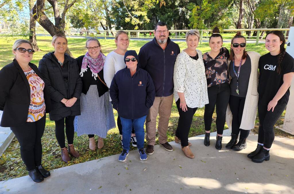 FRONTLINE: The CatholicCare Wilcannia-Forbes Forbes-Parkes Safe Homes team. Picture: SUPPLIED