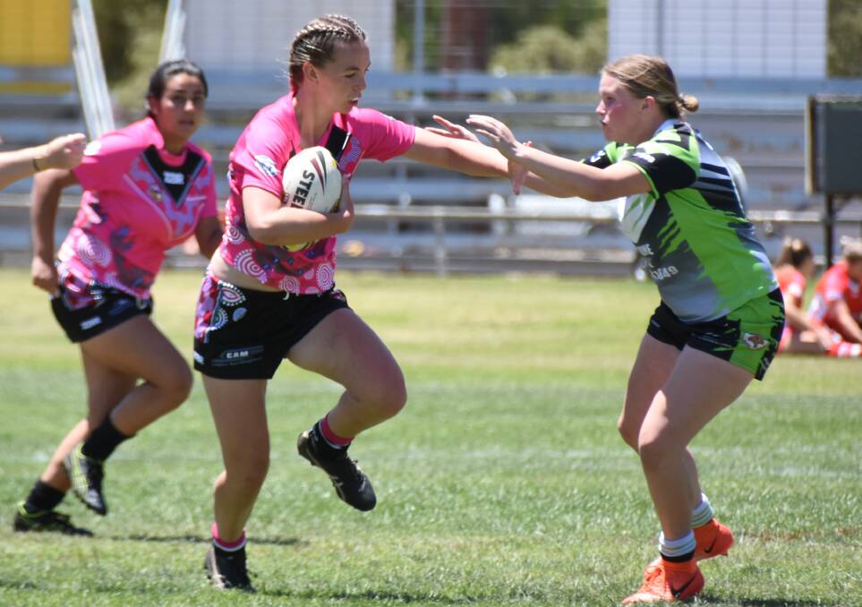 GRAND FINAL TIME: India Draper from Parkes in the 18s semi-final against Castlereagh. The number 1 also played the open women's semi and both sides are in this Sunday's grand final at Eugowra.