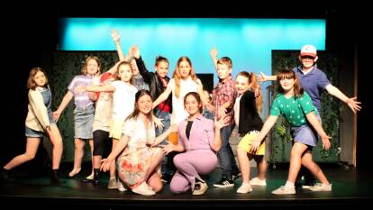 SHOWTIME: The young cast of Big the Musical are delighted to deliver the show for another two weeks. Picture: RUTH CROWLEY