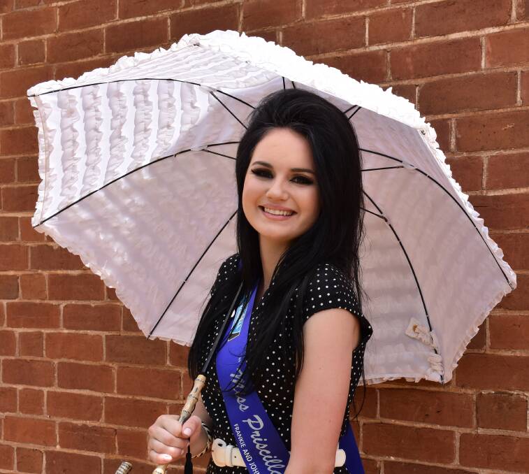 STUNNING: Wellington teenager Shania Sarsfield was named our 2020 Parkes Elvis Festival Miss Priscilla. Photo: Barbara Reeves.