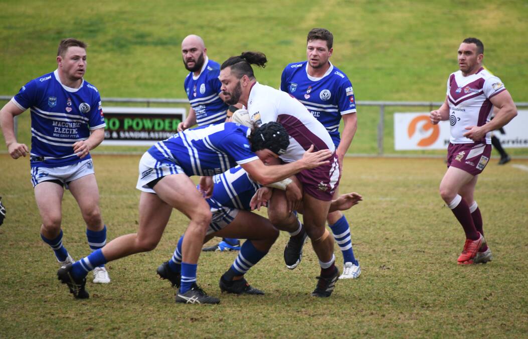 STILL WINLESS: Wellington captain Justin Toomey-White has put plenty of heart into his performances this season, but his Cowboys are the only side without a win after 12 rounds. Photo: AMY McINTYRE