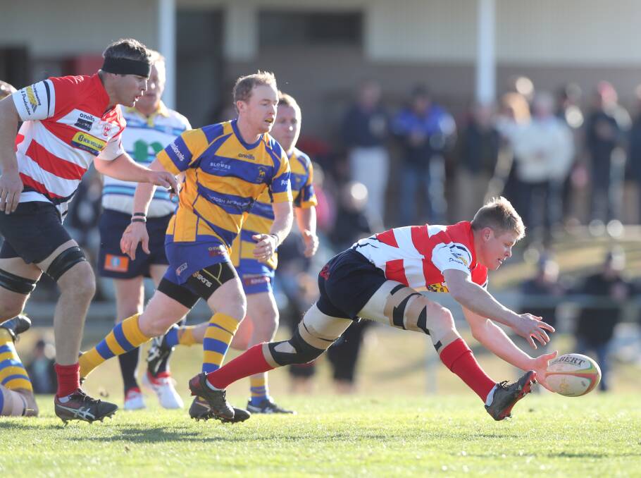 STILL IN REACH: While Cowra dropped to second place with last Saturday's loss to Bulldogs, it is still in contention for the minor premiership and more importantly for the Eagles, still a title threat. Photo: PHIL BLATCH