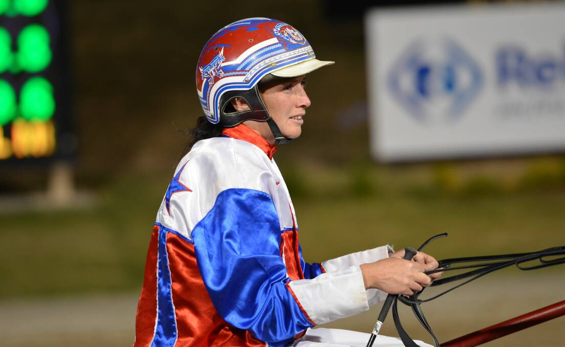 BETTER WIN: Amanda Turnbull guided her new filly Better Be Donna to victory in the Peak Hill Ex Services Club Final.