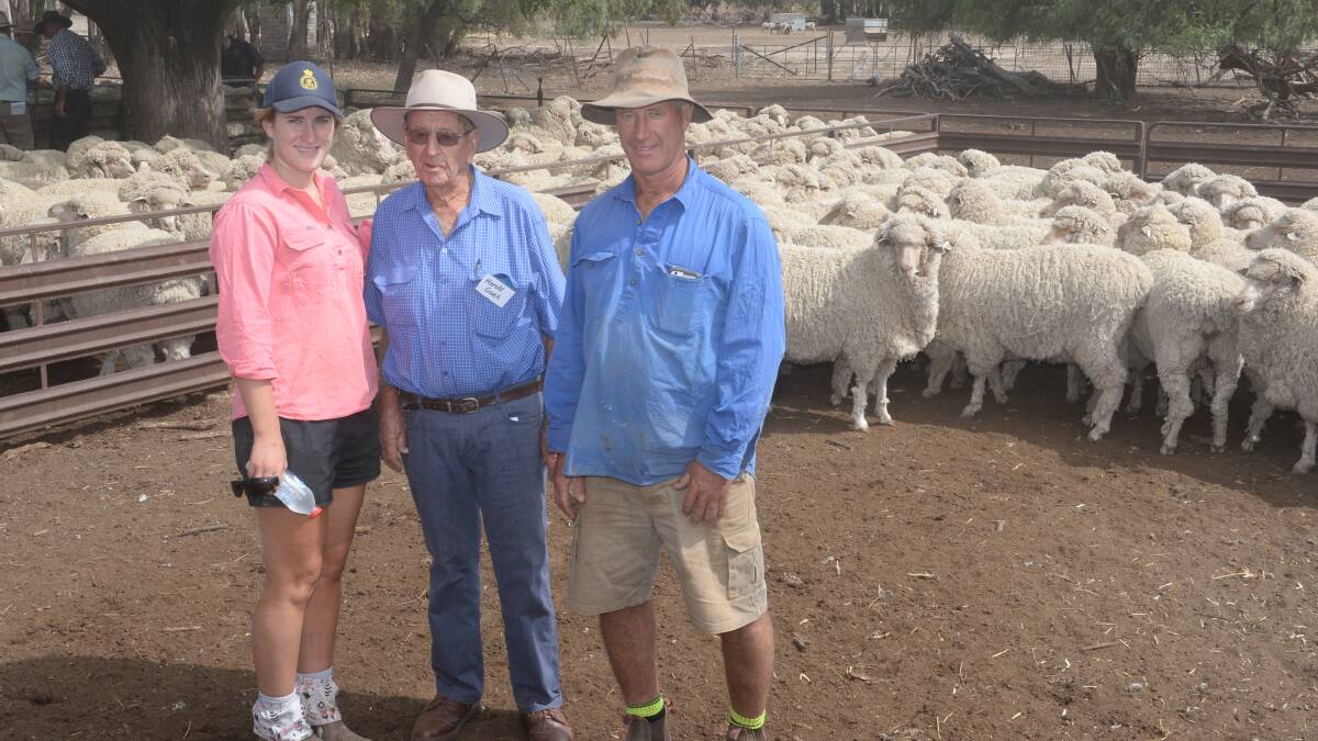 Meg, Harold and Phillip Crouch of Karu Pastoral Pty Ltd, Milby, Condobolin, won both the Don Brown and the Central West zone championship last year.
