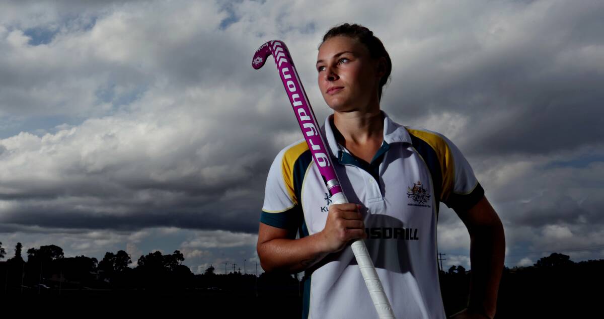 BACK AGAIN: Mariah Williams has been named in the Hockeyroos side to play in Melbourne this weekend. Photo: AAP