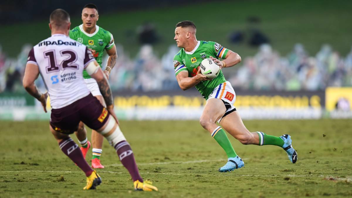 Jack Wighton in action for the Canberra Raiders. Photo: CANBERRA TIMES