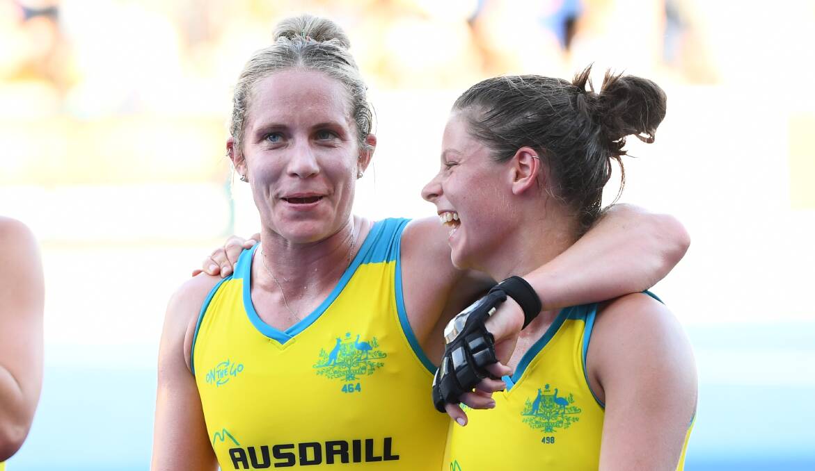 PRO LEAGUE FINAL LEG: Edwina Bone will lock up the Hockeyroos defence again when the national women's side travels to China and Europe in June. Photo: HOCKEY AUSTRALIA