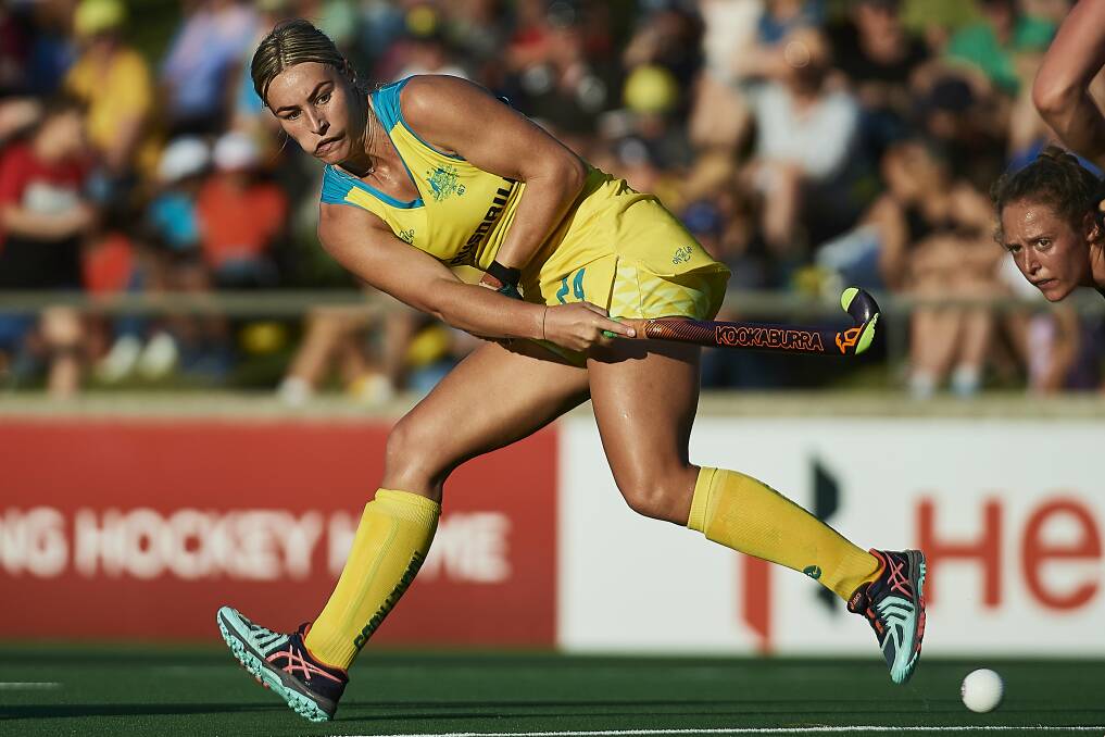 IN FORM: Parkes' Mariah Williams has been terrific for the Hockeyroos during her return to the national side in the 2019 Pro League. Photo: HOCKEY AUSTRALIA