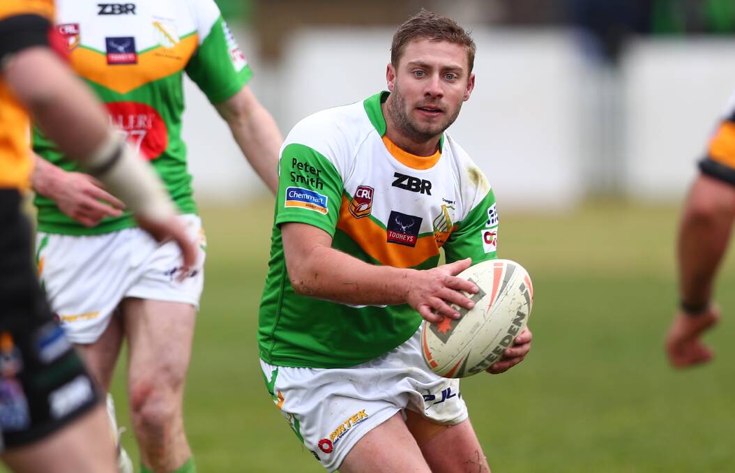 GOOD OPPORTUNITY: Orange CYMS half Luke Petrie will link with Manildra in 2020 to coach the Rhinos throughout the new Woodbridge Cup season. Photo: PHIL BLATCH