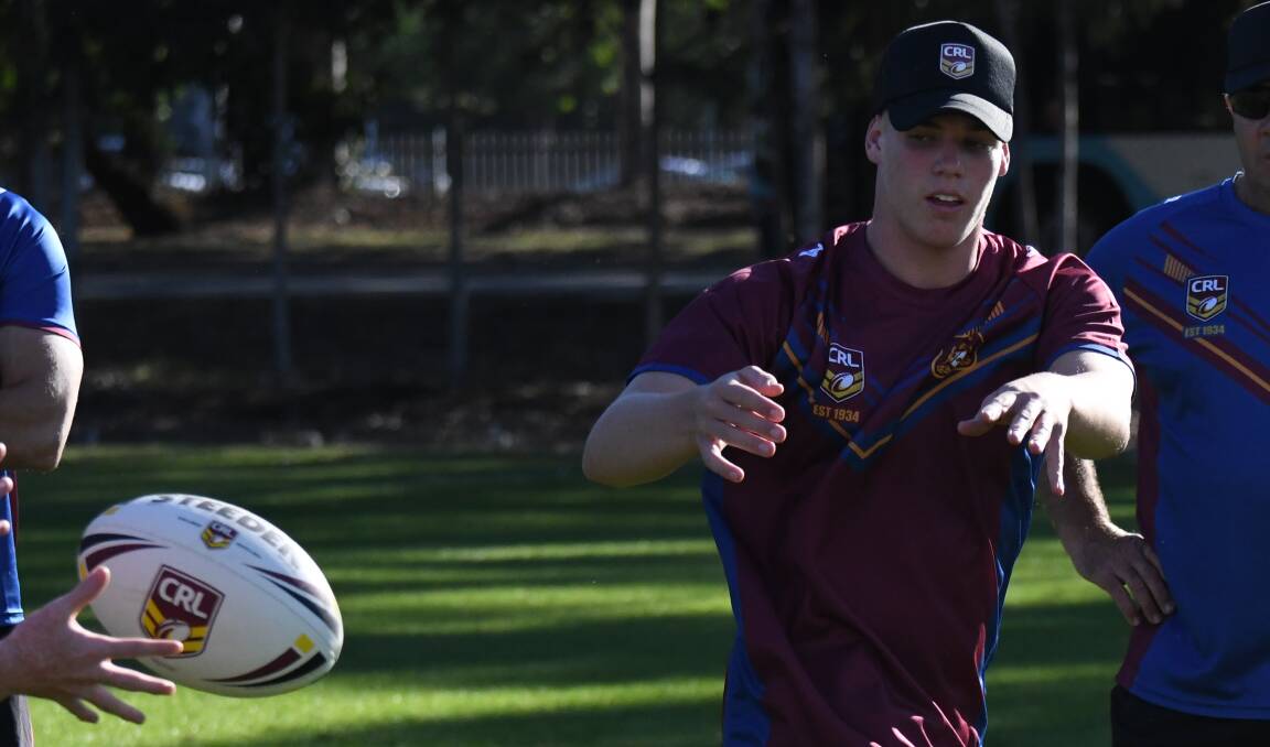 LEADING THE CHARGE: Western under 16s skipper and NSW Country lock Finnley Neilsen. Photo: CRL
