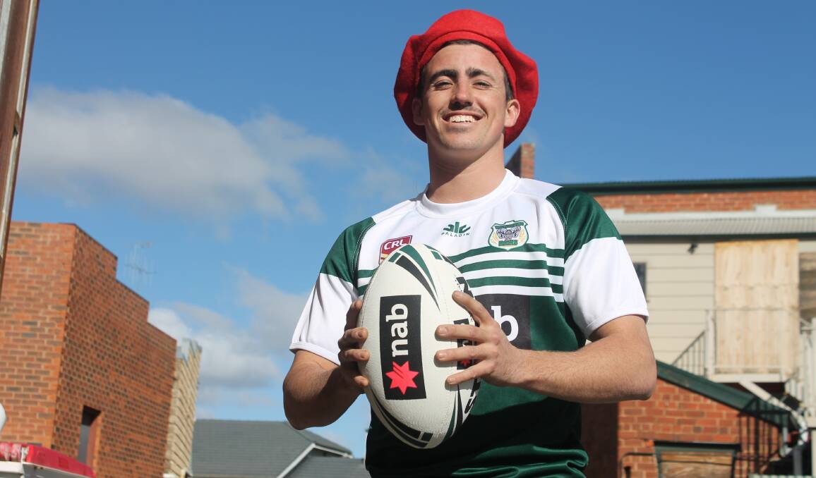IN THE RUNNING: Parkes gun Sam Dwyer is one of a handful of options at fullback for coach Tim Ryan to consider to take on France. Photo: PETER CLARKE