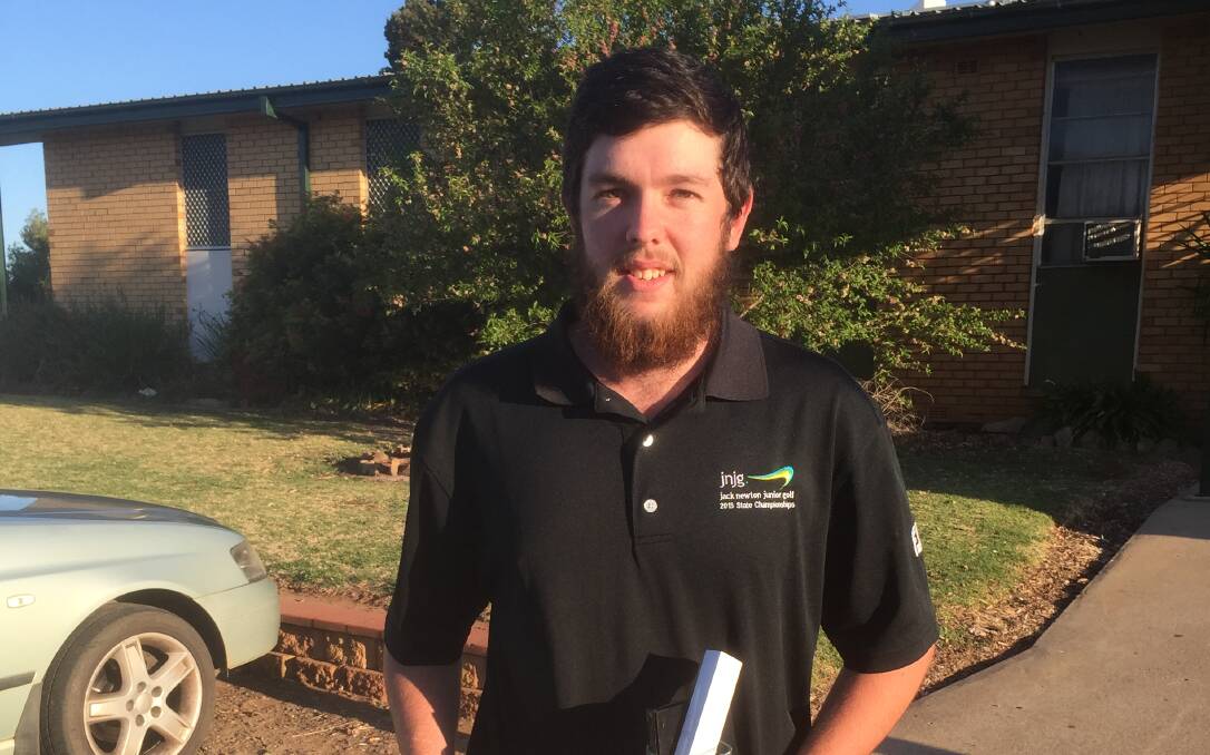 Brad Scott was on fire at Parkes Golf Club last Saturday to take out the A grade monthly medal double.