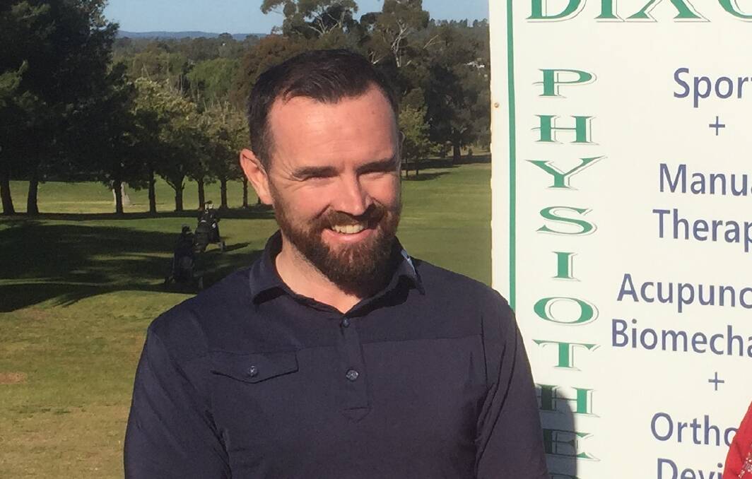 Parkes Golf Club professional Simon Houston.