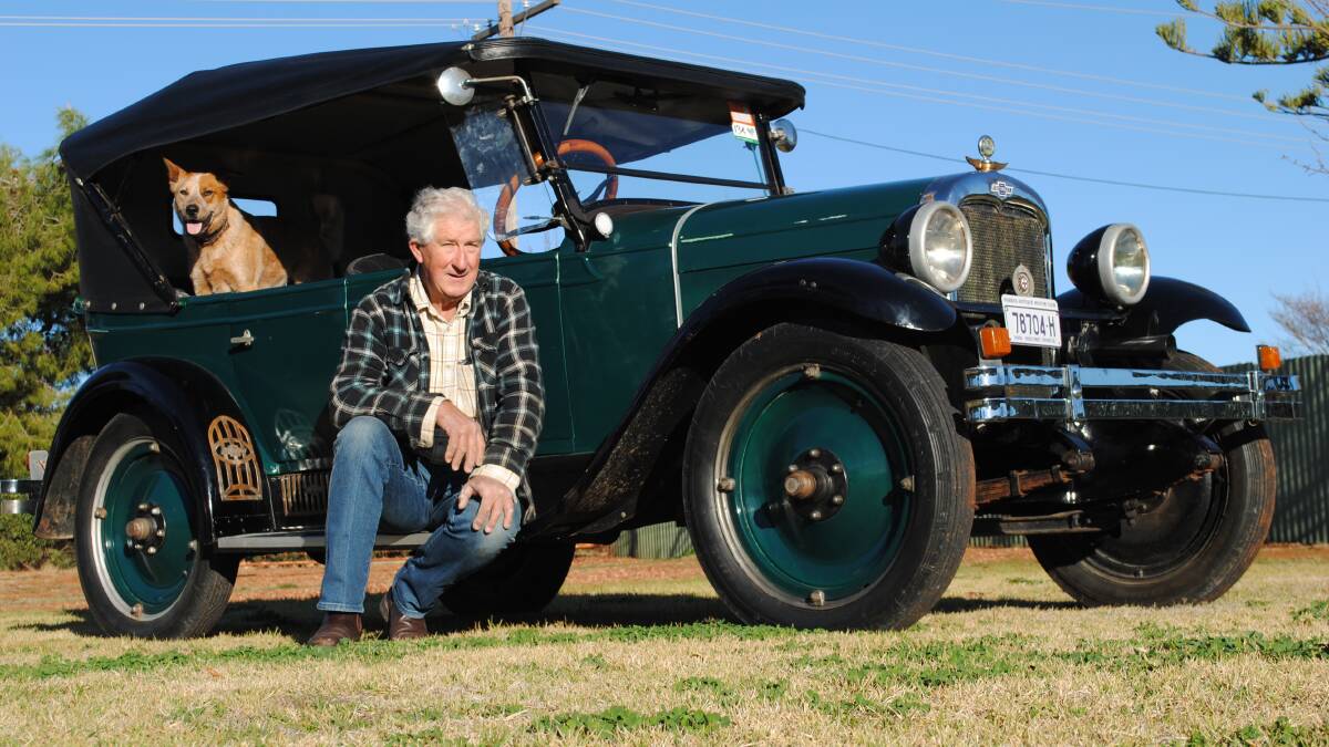 Life Long Desire: Jock Charlton admits that he's always wanted to get himself a Chev four and now that he's finally found one he's totally enjoying it.