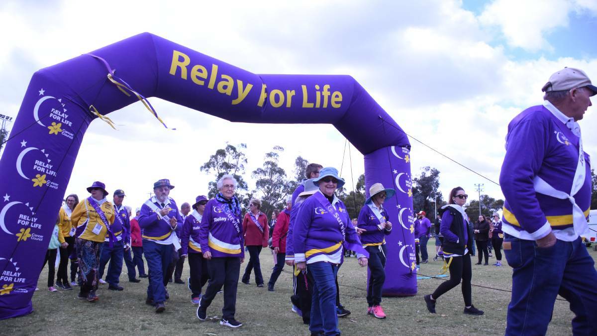 No legs: Parkes Relay for Life falls over