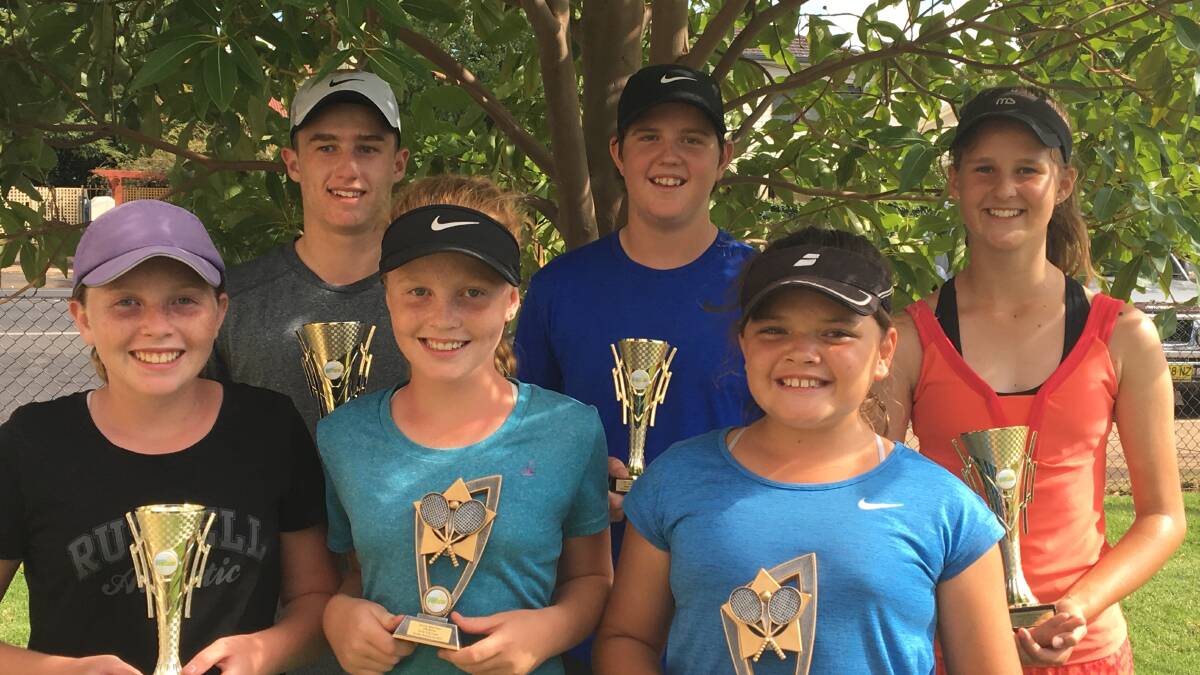 Winners and Runners-up from Dubbo JDS, Back-Jake Magill, Ben Evans, Holly McColl, Front- Abbey Kennedy, Molly Kennedy, Ellen Dolbel.