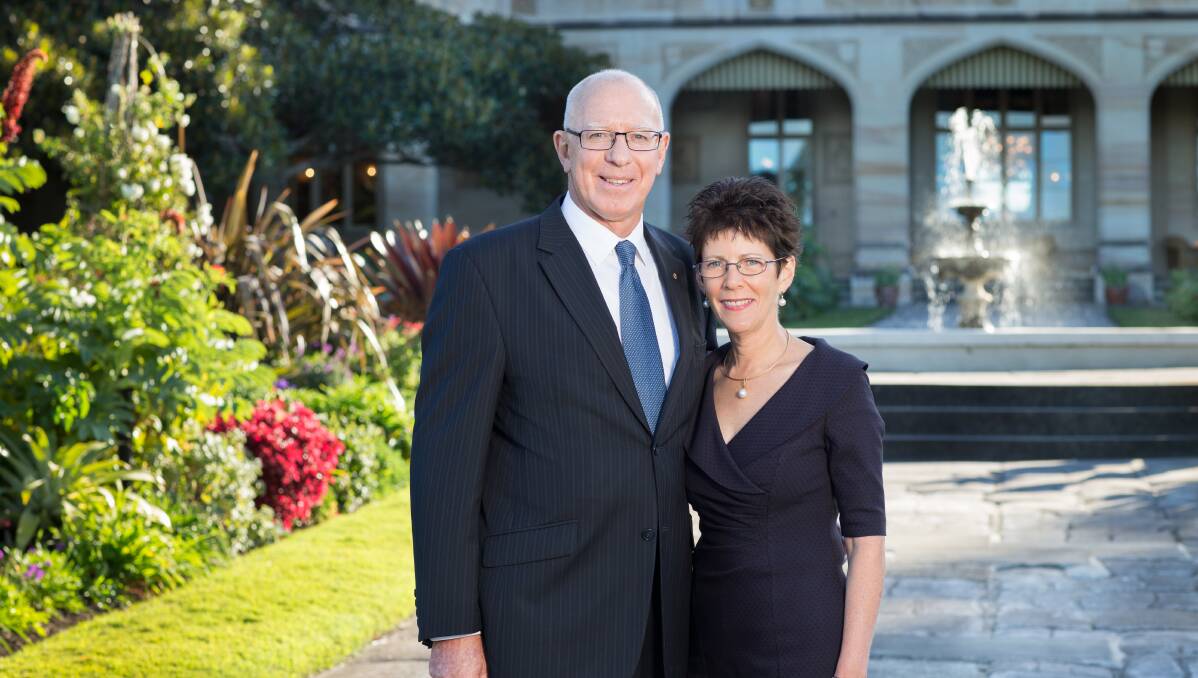 His Excellency General The Honourable David Hurley AC DSC (Ret’d), Governor of New South Wales, and Mrs Linda Hurley.