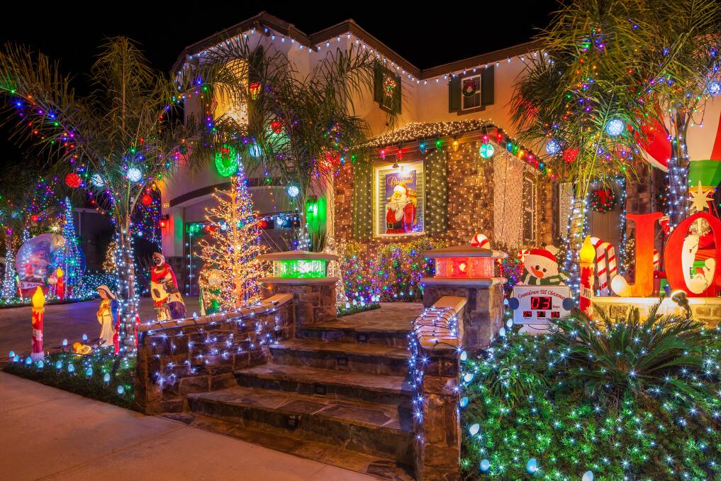 Dazzling displays like this one are a wonderful way to share the Christmas spirit and provide joy to families who like to map out their own Christmas light viewing trails.