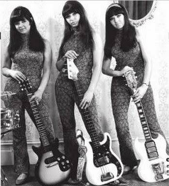 The Vamps, Melbourne, 1967. Left to right: Terri Scott, Linda Cable, Margaret Britt.