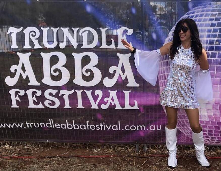 DANCING QUEEN: Cowra's Danielle Waters will be leading a world record attempt at this year's Trundle ABBA Festival. Photo: Submitted