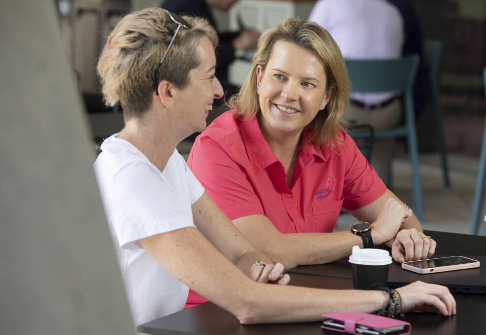 Continuing care: Many McGrath Breast Care Nurses normally work face-to-face, but COVID restrictions mean switching to video and phone calls. Photo: Supplied